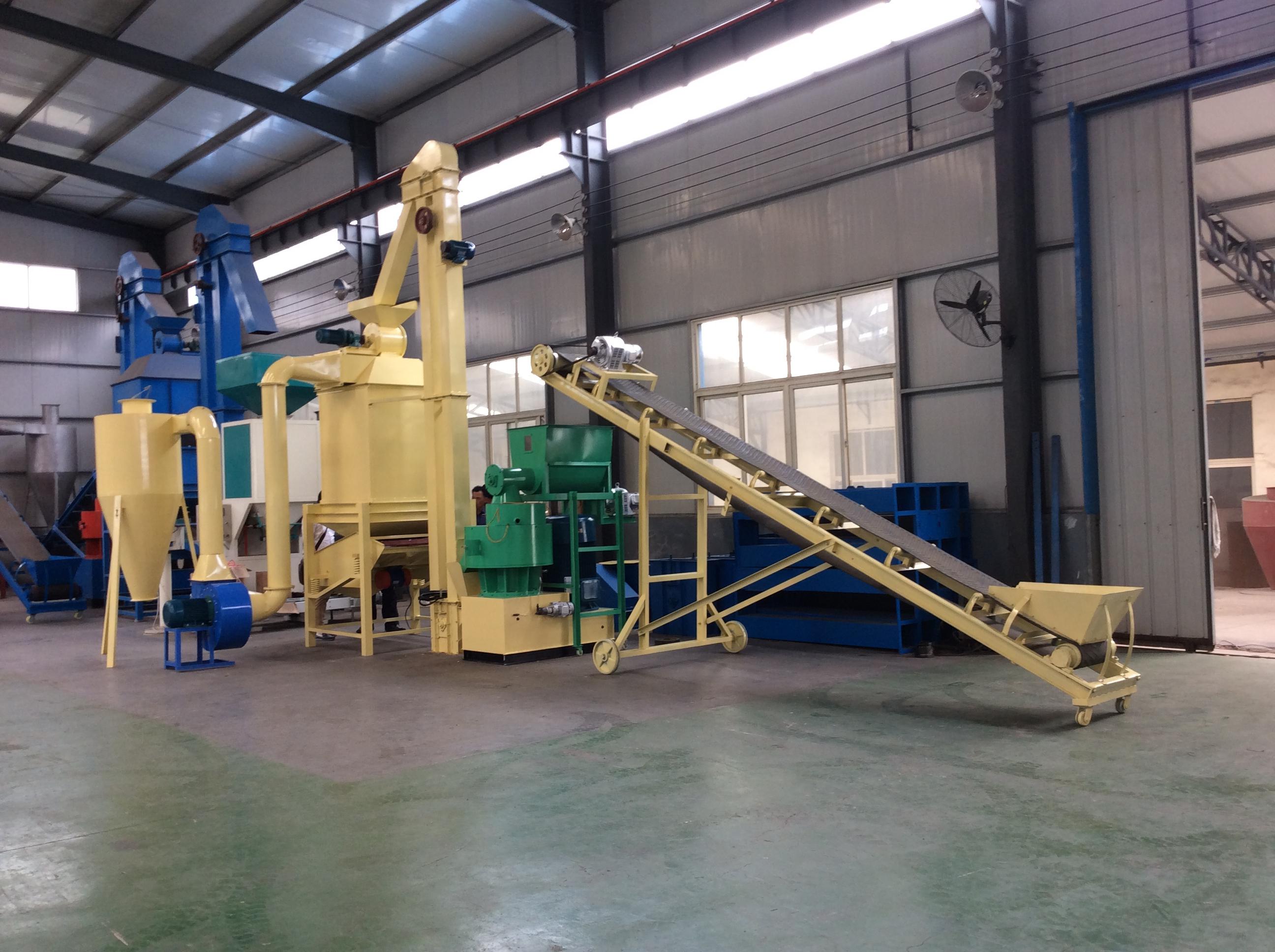Simplified Biomass Fuel Pellet Making Line