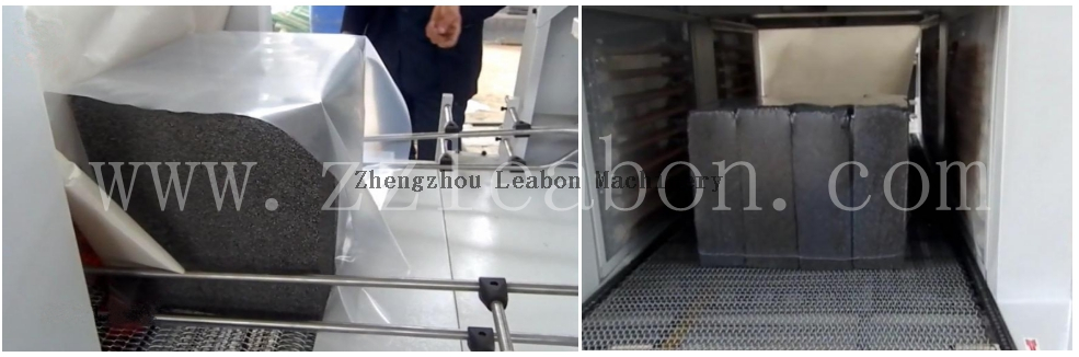 High Speed Beverage Bottle Charcoal Briquette Film Heat Shrinkable Sealer Machine Shrink Packer 